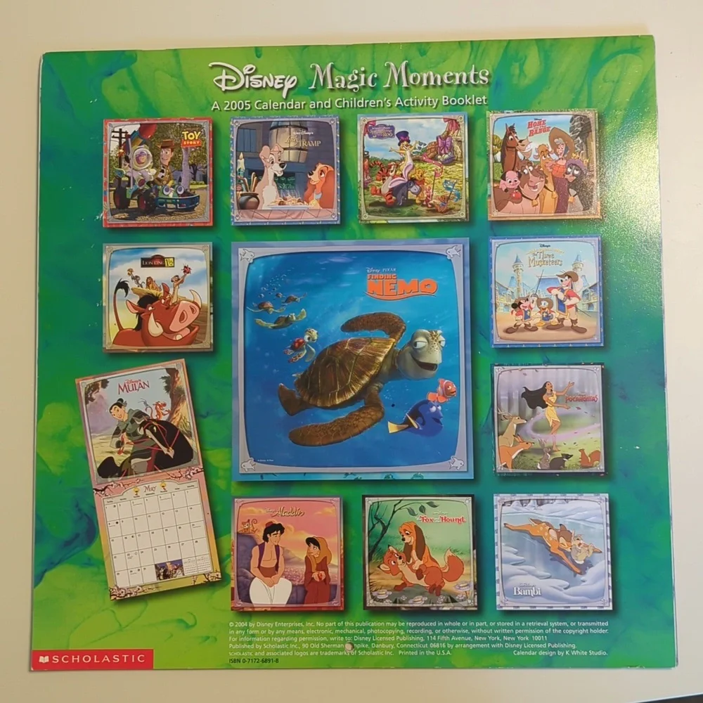 Disney Magic Moments 2005 Calendar And Activity Book